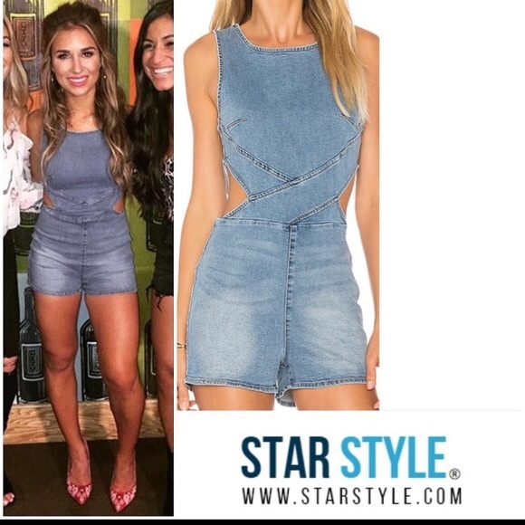 Amuse Society Other - Amuse Society denim romper